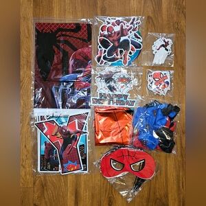 .Spider-Man Party Supplies Set